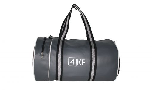 Gym Bag 4KF Sports Duffel Bag with Wet Pocket for Men and Women Travel Gray