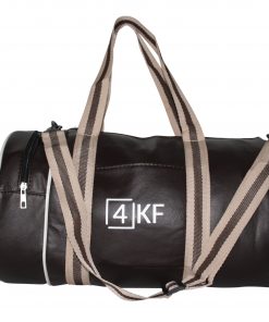 Gym Bag 4KF Sports Duffel Bag with Wet Pocket for Men and Women Travel Brown