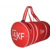 Gym Bag 4KF Sports Duffel Bag with Wet Pocket for Men and Women Travel Red