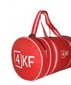 Gym Bag 4KF Sports Duffel Bag with Wet Pocket for Men and Women Travel Red