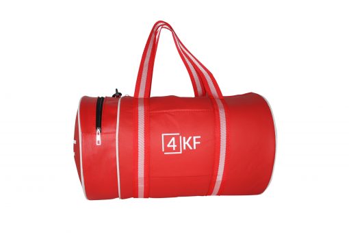 Gym Bag 4KF Sports Duffel Bag with Wet Pocket for Men and Women Travel Red