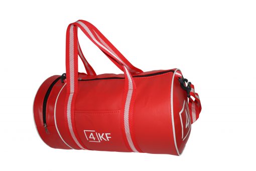 Gym Bag 4KF Sports Duffel Bag with Wet Pocket for Men and Women Travel Red