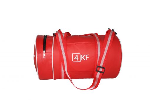 Gym Bag 4KF Sports Duffel Bag with Wet Pocket for Men and Women Travel Red