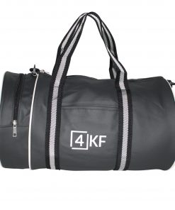 Gym Bag 4KF Sports Duffel Bag with Wet Pocket for Men and Women Travel Black