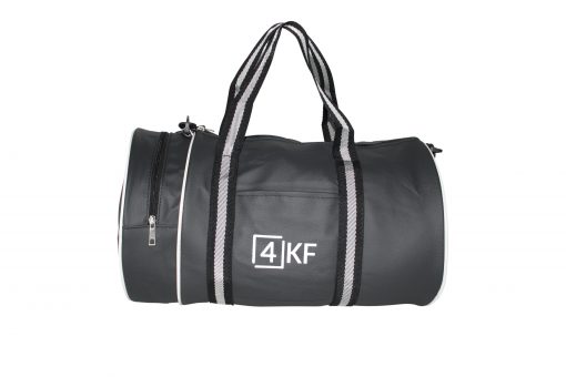 Gym Bag 4KF Sports Duffel Bag with Wet Pocket for Men and Women Travel Black