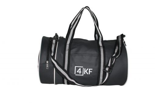 Gym Bag 4KF Sports Duffel Bag with Wet Pocket for Men and Women Travel Black