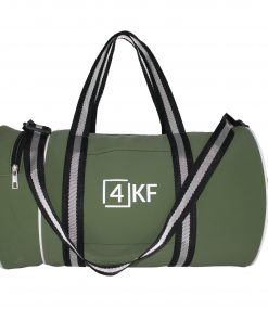 Gym Bag 4KF Sports Duffel Bag with Wet Pocket for Men and Women Travel Green